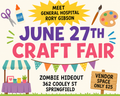 June 27th Craft fair