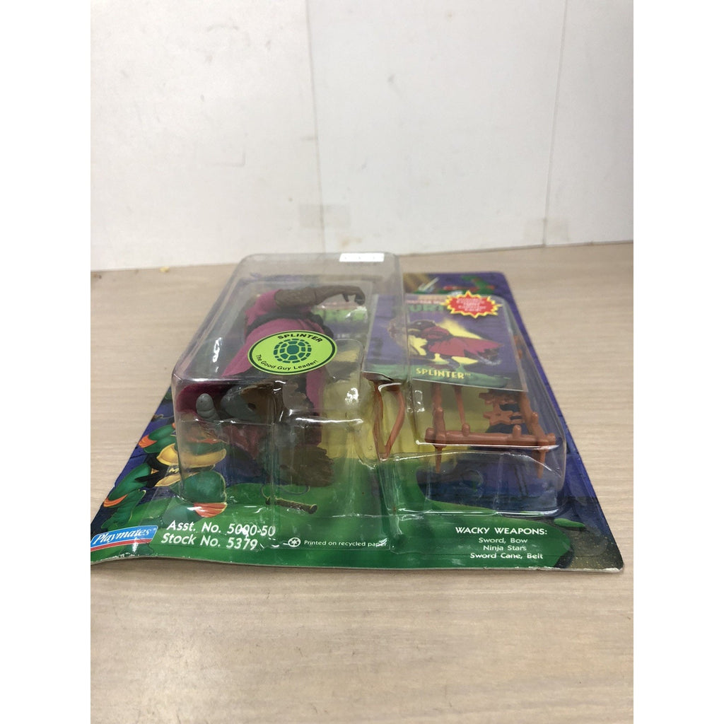 1992 Vintage Teenage Mutant Ninja Turtles Splinter Playmates TMNT Trading Card