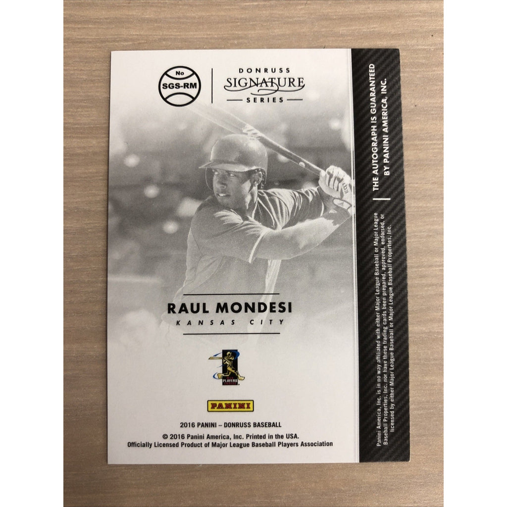 2016 Panini Donruss Baseball Raul Mondesi Signature Series Auto /199