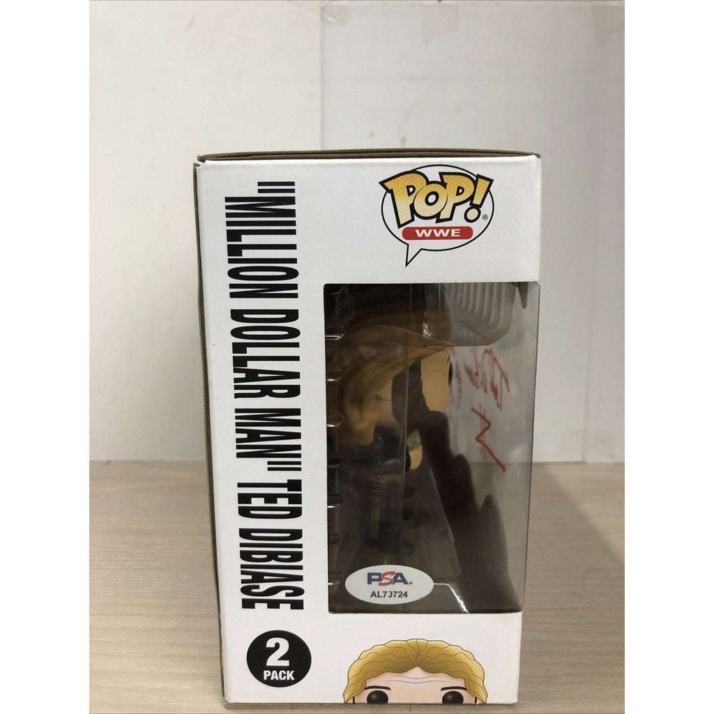 Funko : WWE - "Million Dollar Man" Ted DiBiase & I.R.S. 2 Pack Signed PSA COA