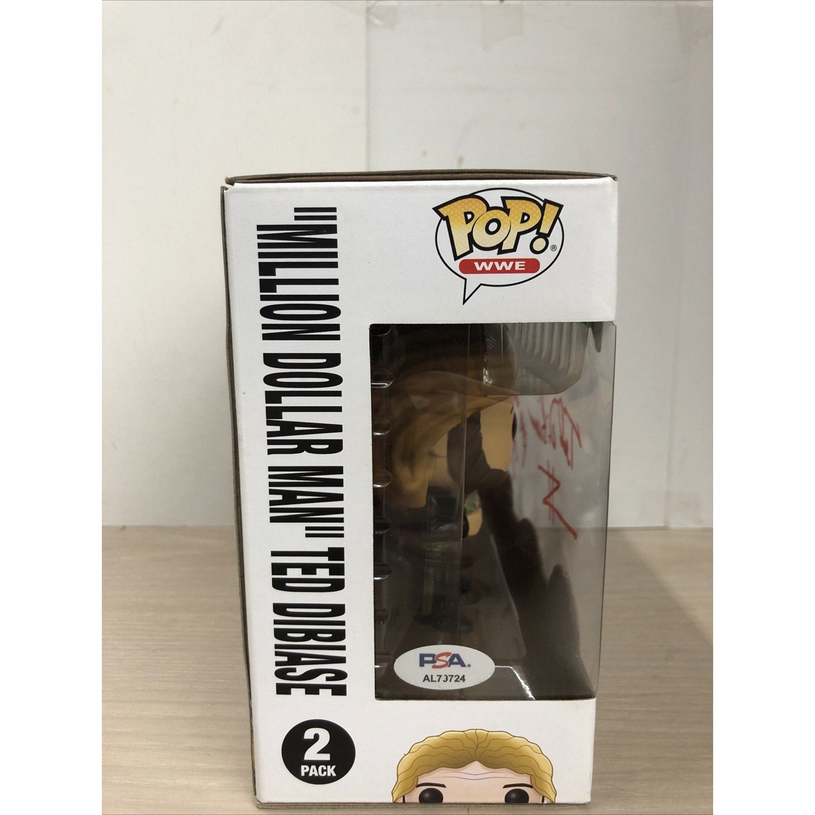 Funko : WWE - "Million Dollar Man" Ted DiBiase & I.R.S. 2 Pack Signed PSA COA