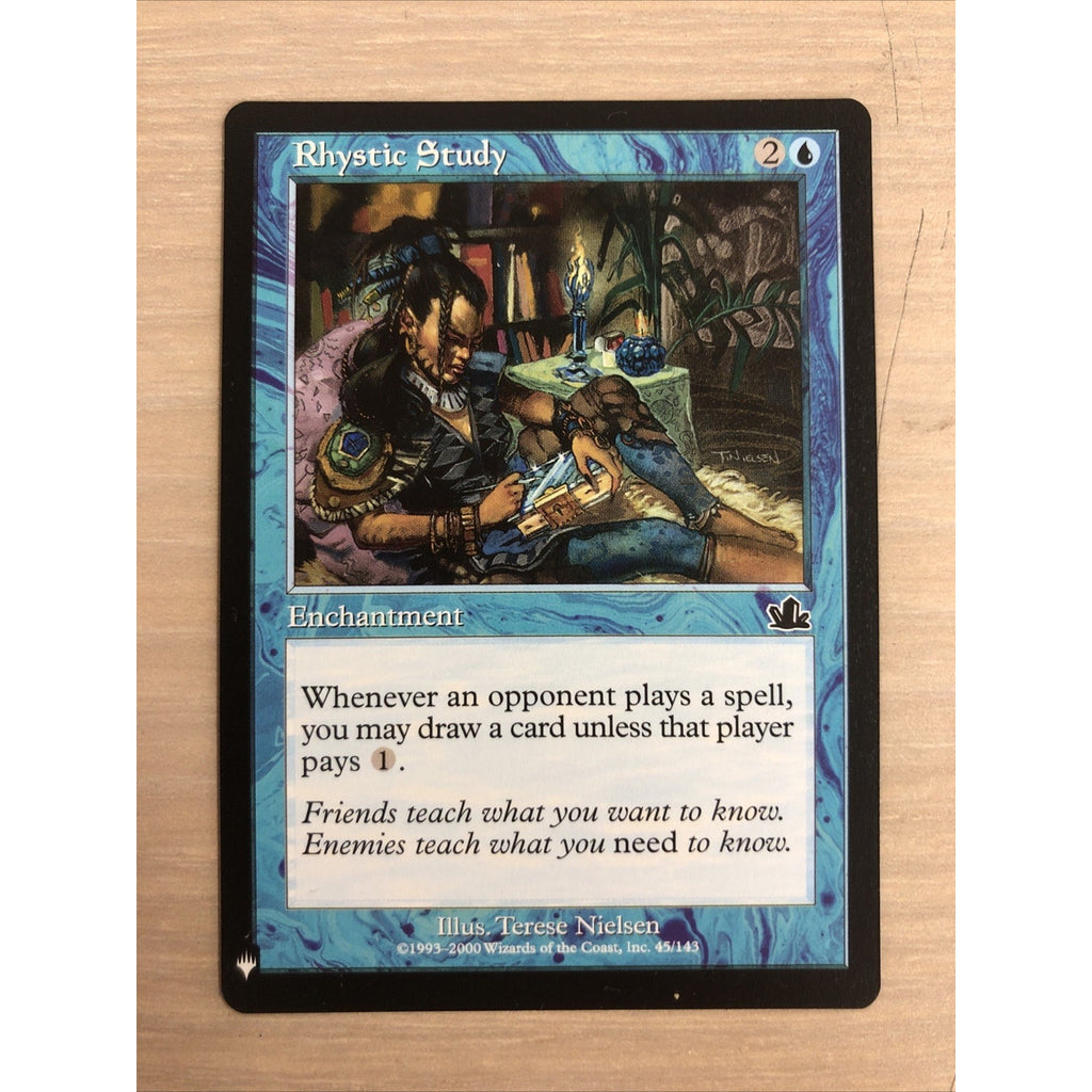 Rhystic Study The List Reprints Regular