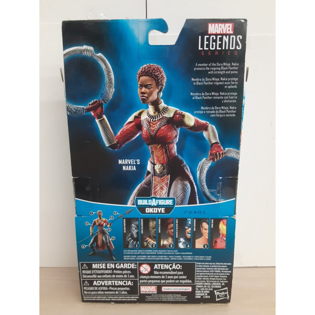 Marvel Legends Black Panther Marvel's Nakia Action Figure Okoye BAF