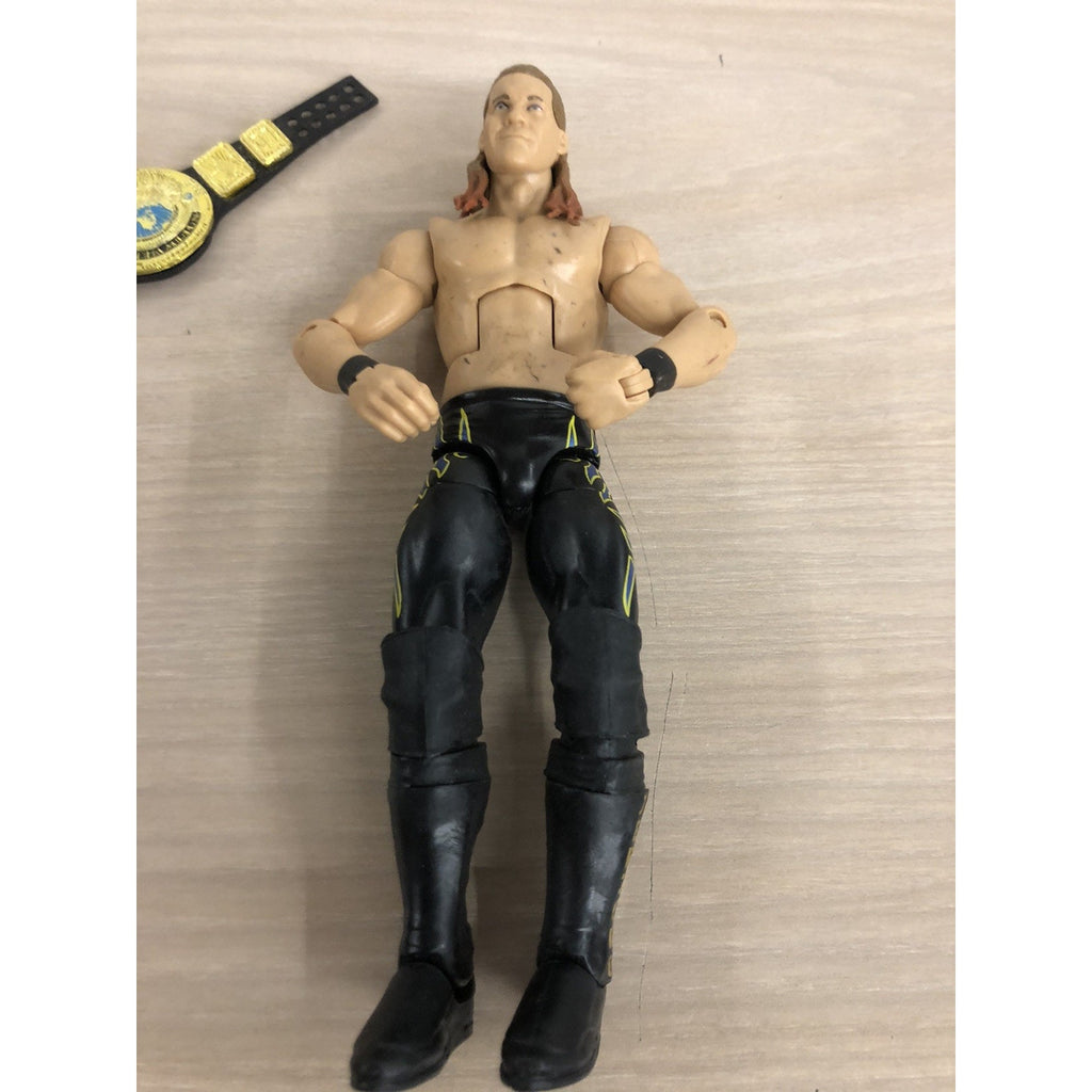 WWE Mattel Elite Defining Moments Chris Jericho Figure W/ 2 Belts, Missing Pad