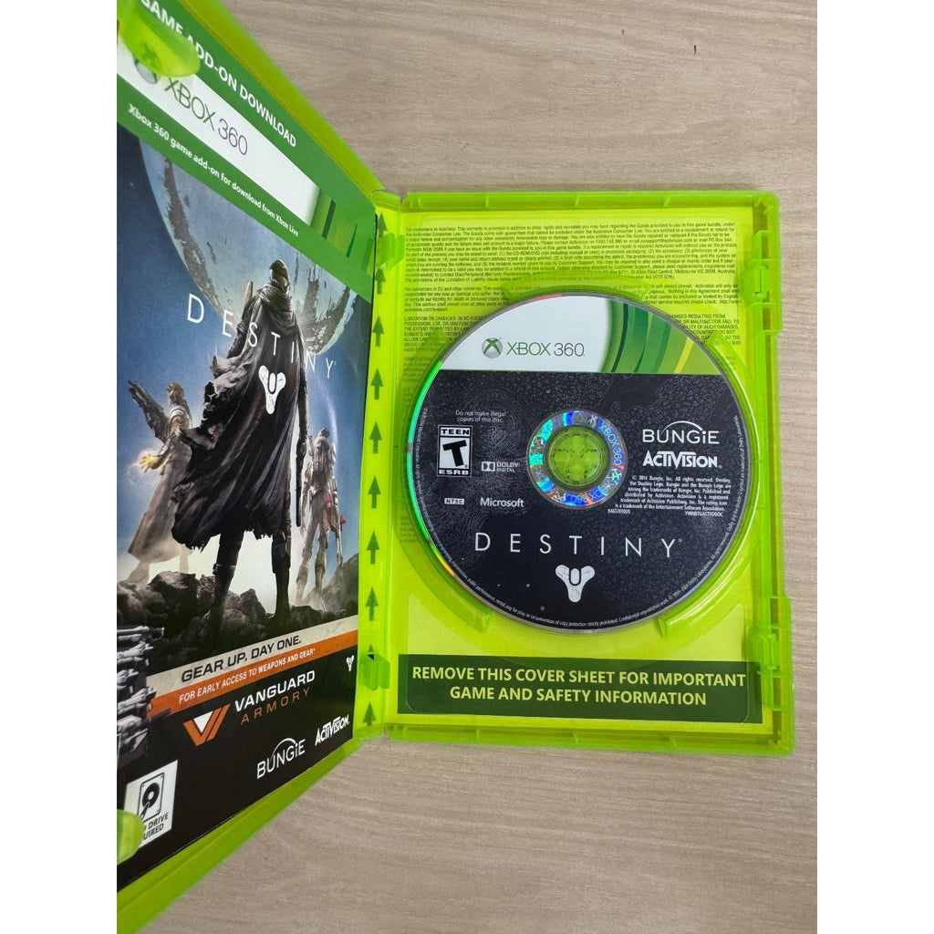 Destiny Xbox 360 Video Game FPS Action RPG Online Multiplayer