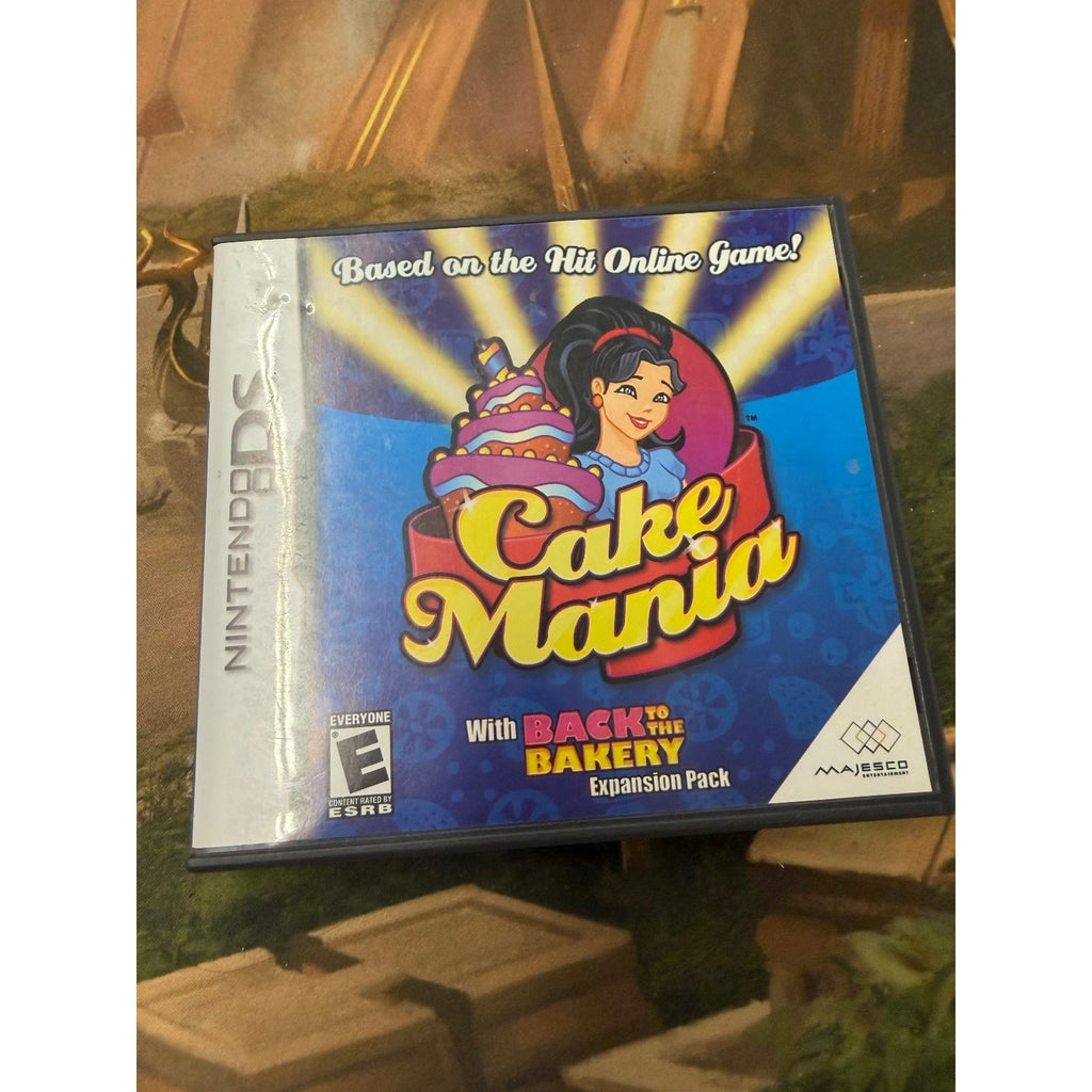 Cake Mania Back to the Bakery Expansion Nintendo DS Video Game Baking Simulation