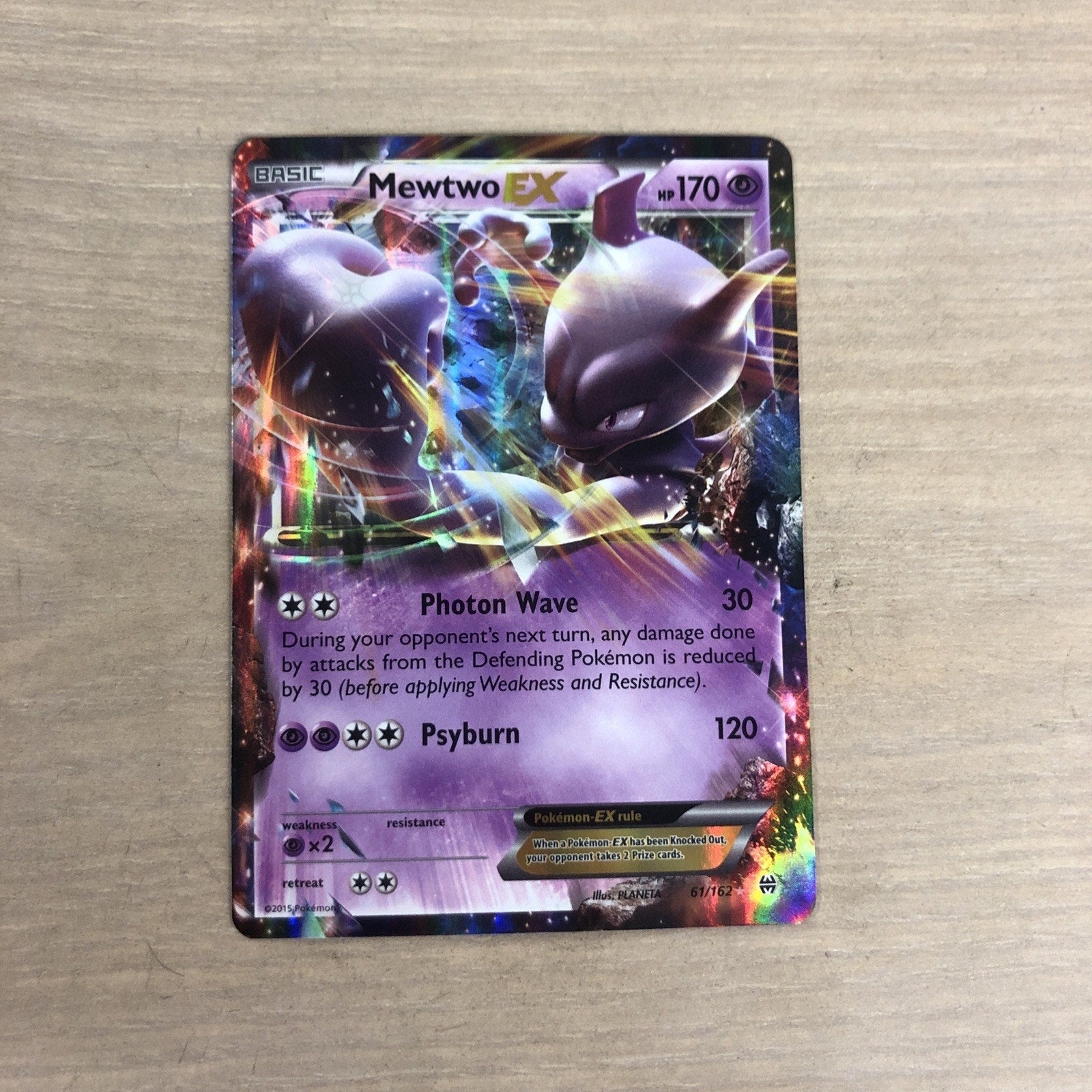 Mewtwo EX 61/162 Breakthrough Holo