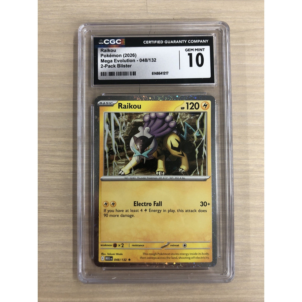 Raikou - (Cosmos Holo) 048/132 Miscellaneous Cards & Products Holo