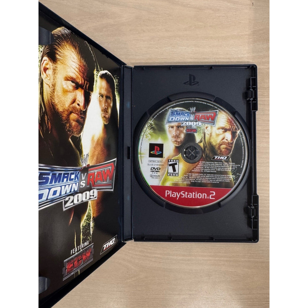 WWE SmackDown vs. Raw 2009 Greatest Hits PlayStation 2 PS2 Wrestling Game