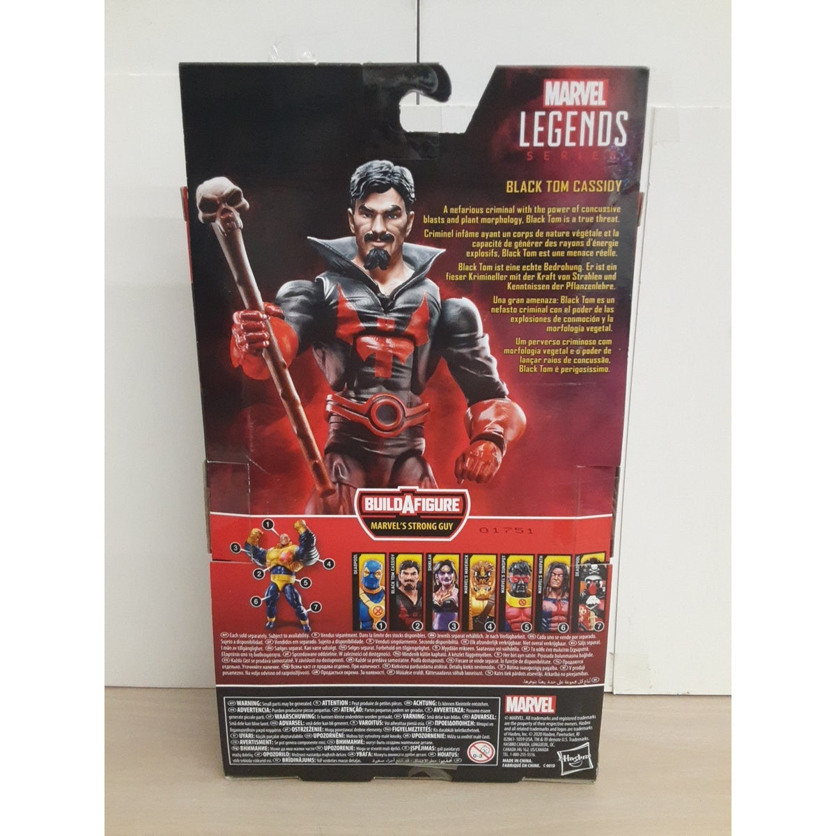 Black Thomas Cassidy Marvel Legends Marvel's Strong Guy BAF