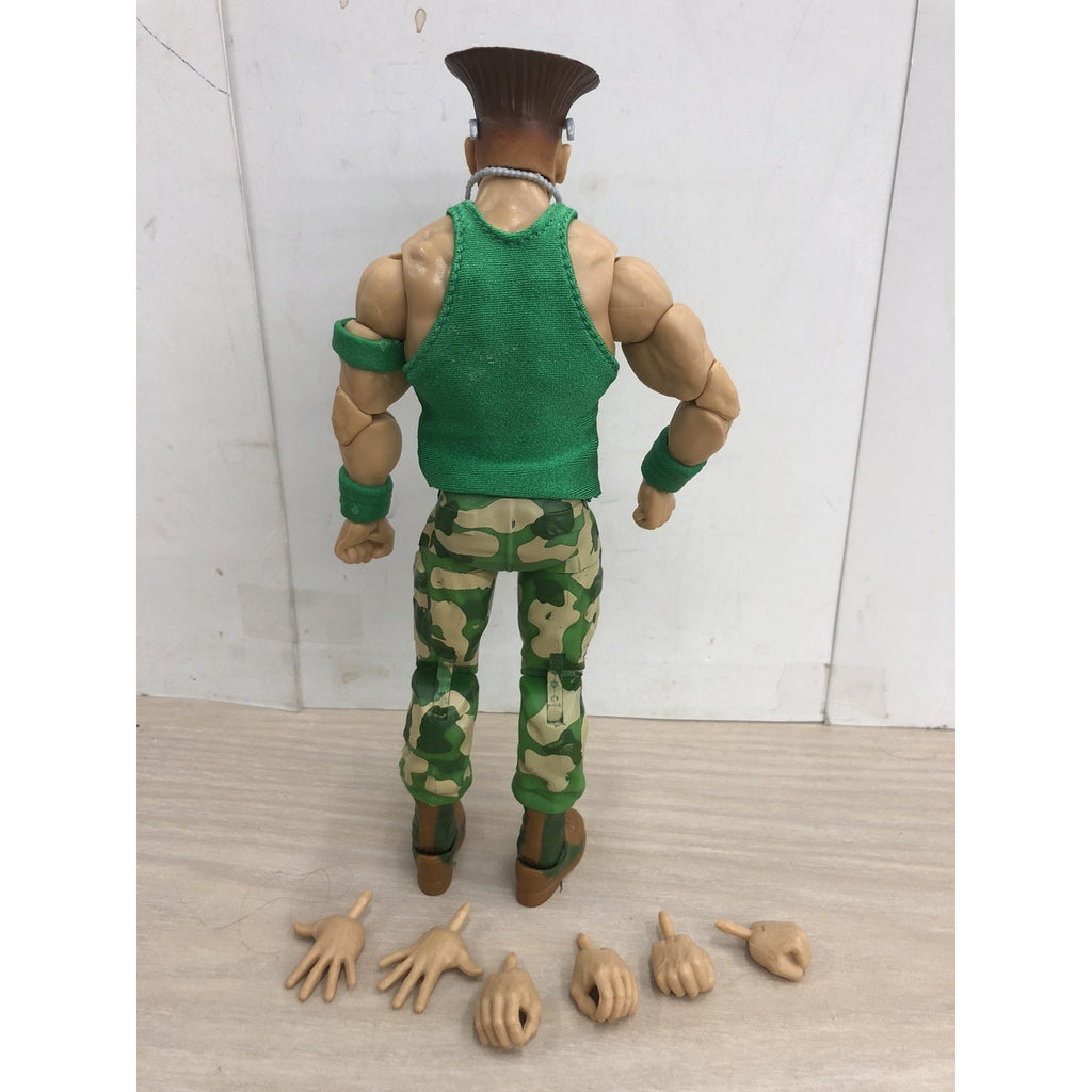 WWE x Street Fighter Elite Collection John Cena (as Guile) Figure Loose Complete