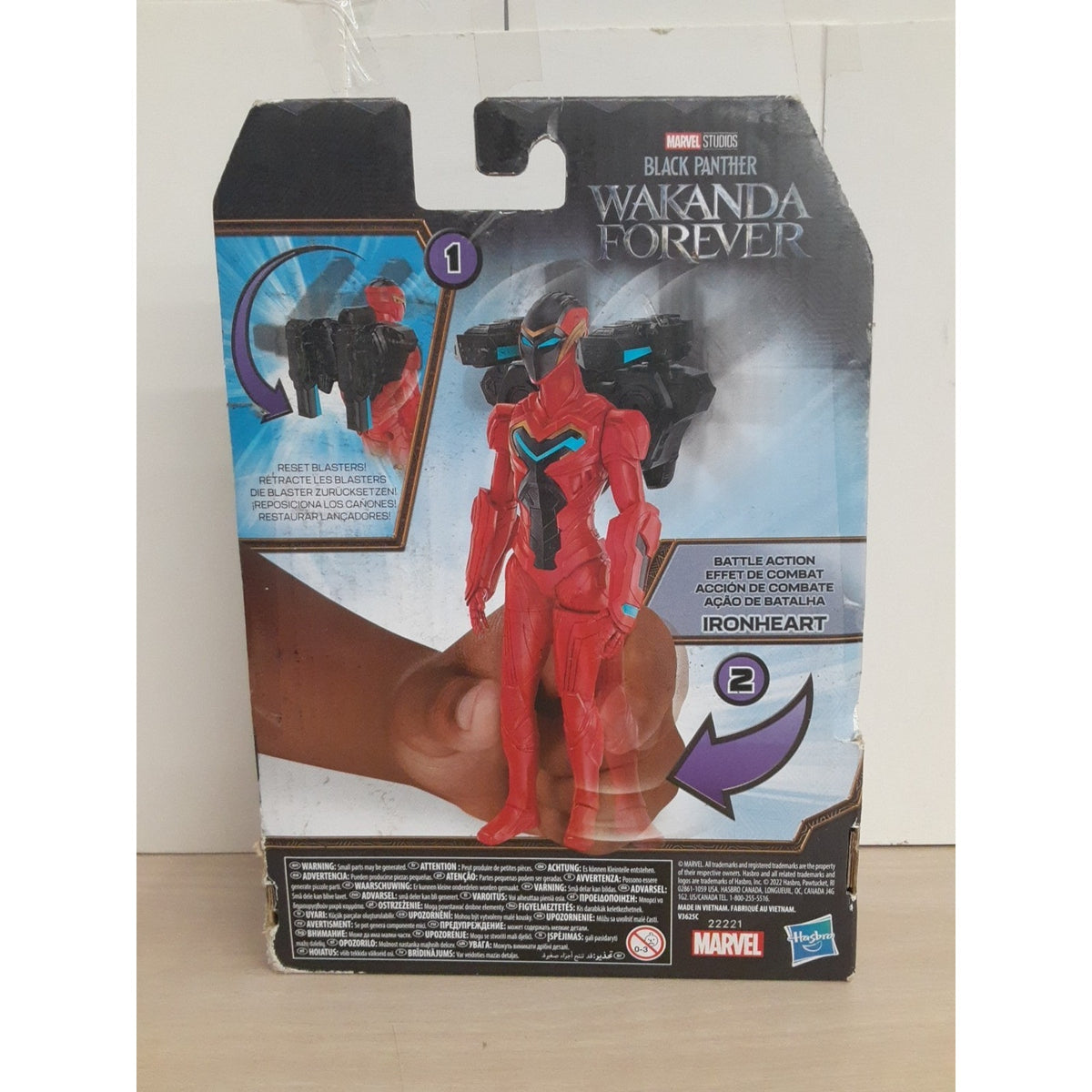 Avengers Ironheart 6" Black Panther Wakanda Forever Battle Action Figure Hasbro