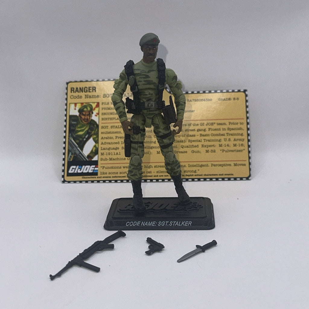 GI Joe 25th Anniversary 3.75" Sgt Stalker Ranger v9 100% Complete Action Figure
