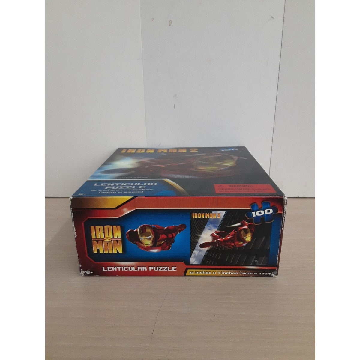 2010 Cardinal Marvel Iron Man 2 Lenticular 100 Piece Jigsaw Puzzle