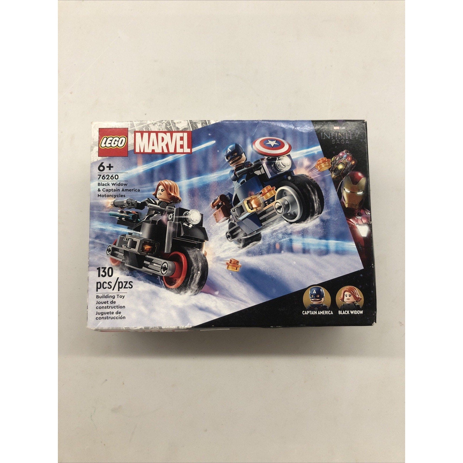 LEGO Super Heroes: Black Widow & Captain America Motorcycles (76260)