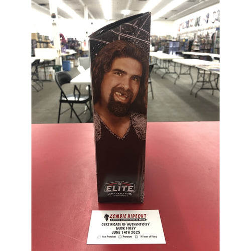 Cactus Jack (WCW) - WWE Elite SIGNED AUTO Mattel Mick Foley W/ PSA CoA 3 Faces