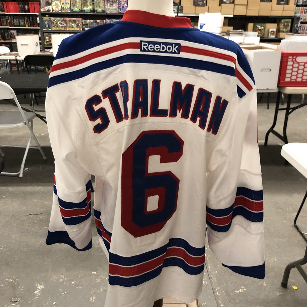 Anton Strålman New York Rangers Game Issued Jersey Reebok Edge Size 56 Steiner