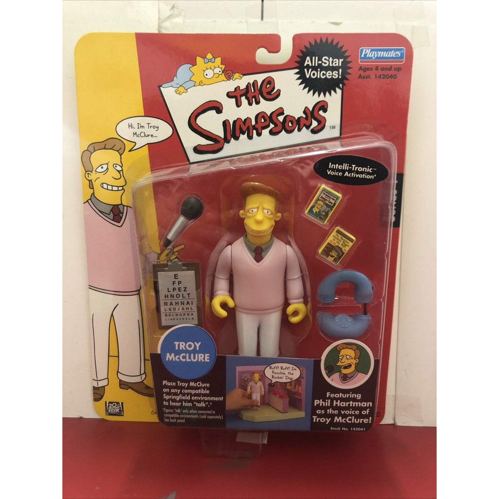 Playmates The Simpsons World of Springfield Series 1 Troy McClure Action Figure