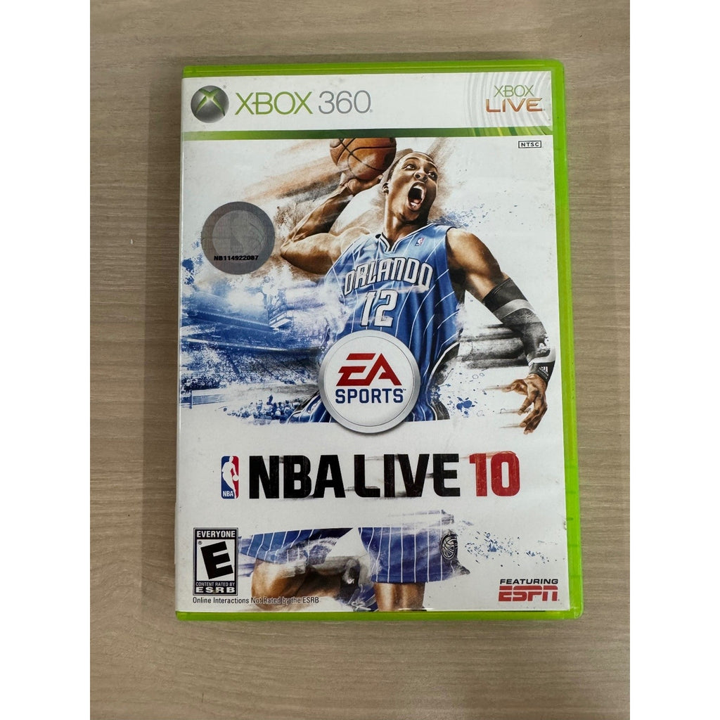 NBA Live 10 Xbox 360 Video Game Multiplayer Basketball EA Sports