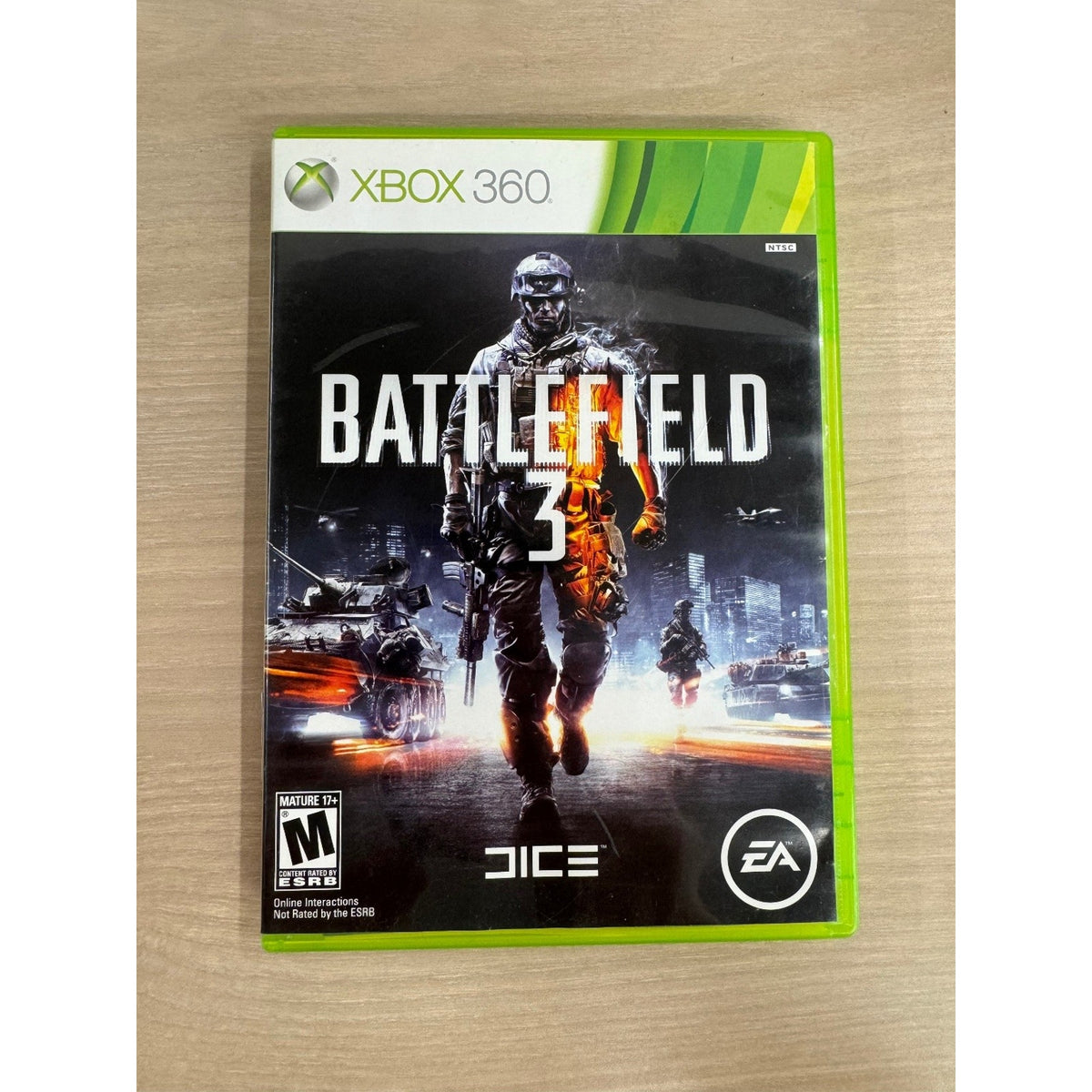 Battlefield 3 Xbox 360 Video Game FPS Multiplayer NTSC