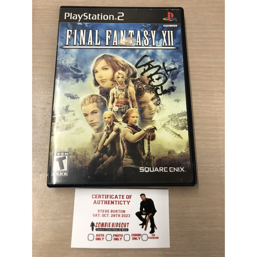 STEVE BURTON SIGNED AUTO “Cloud” Final Fantasy 12 XII PS2 Not Tested No Manual