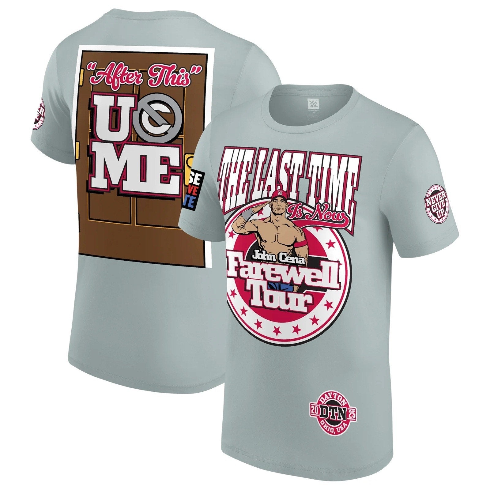 WWE John Cena Farewell Tour 2025 Dayton Grey T-Shirt 2XL
