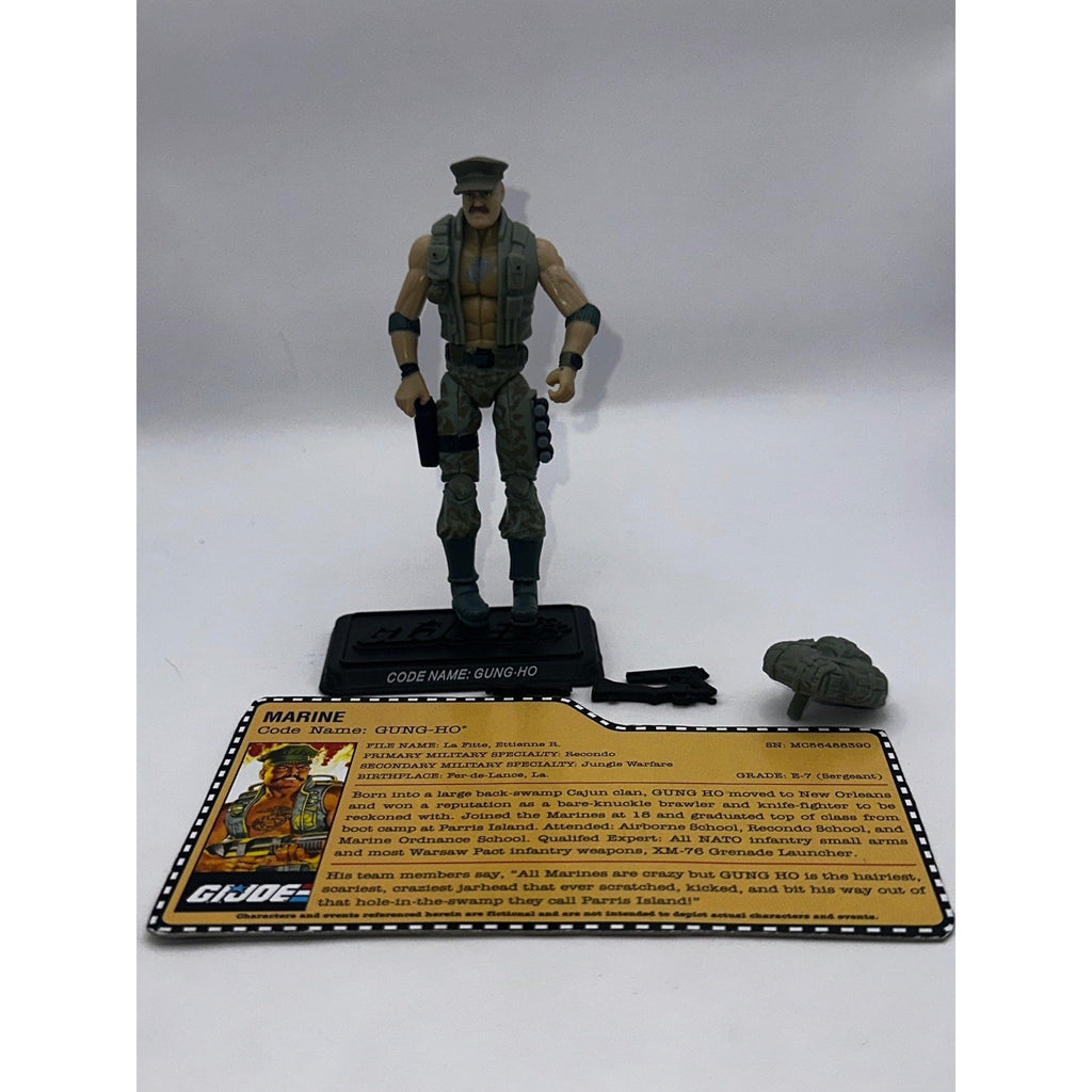 Hasbro GI Joe Gung-Ho 3.75 Inch Action Figure Jungle Warfare Accessories