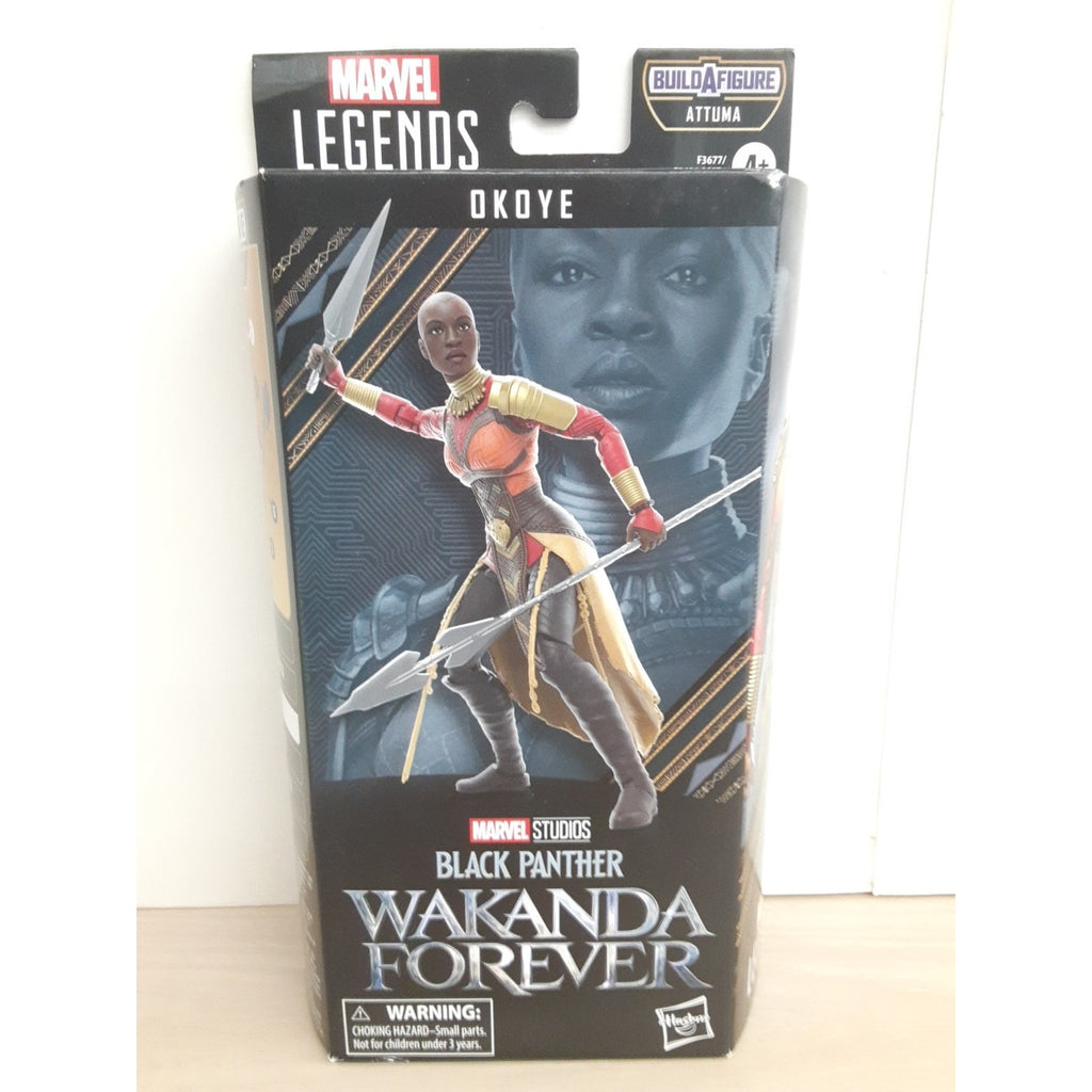 Marvel Legends Series Black Panther Wakanda Forever Okoye Attuma BAF