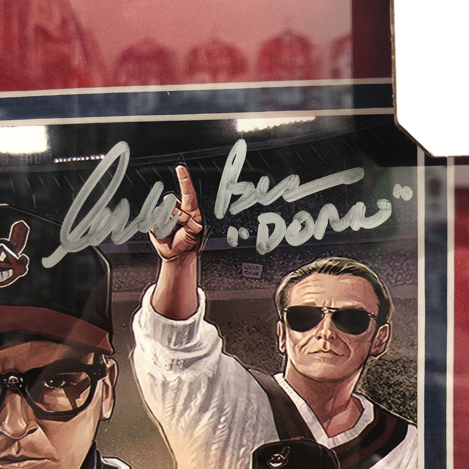 Corbin Bernson Major League Signed 8x10 Framed Photo Store Certified
