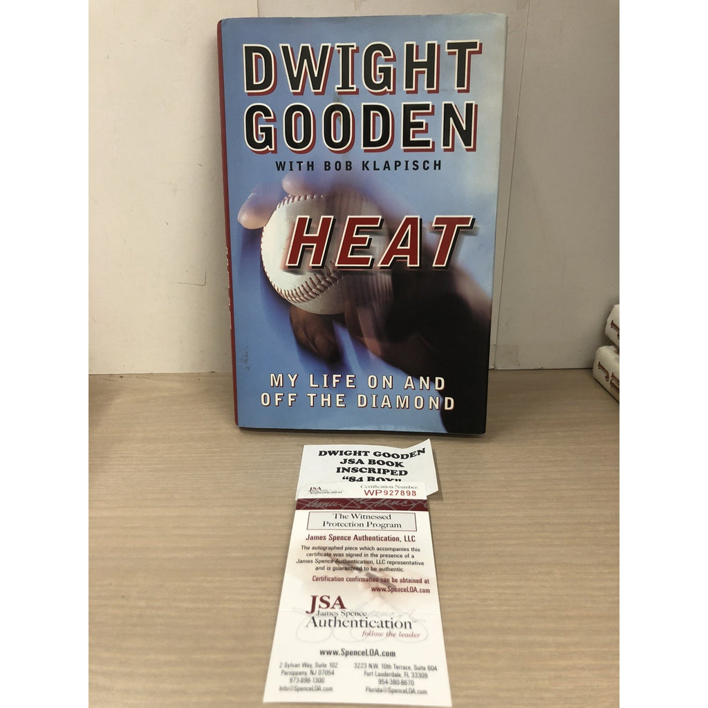 Autographed Heat My Life on and off the Diamond Dwight Gooden Signed 84 ROY JSA