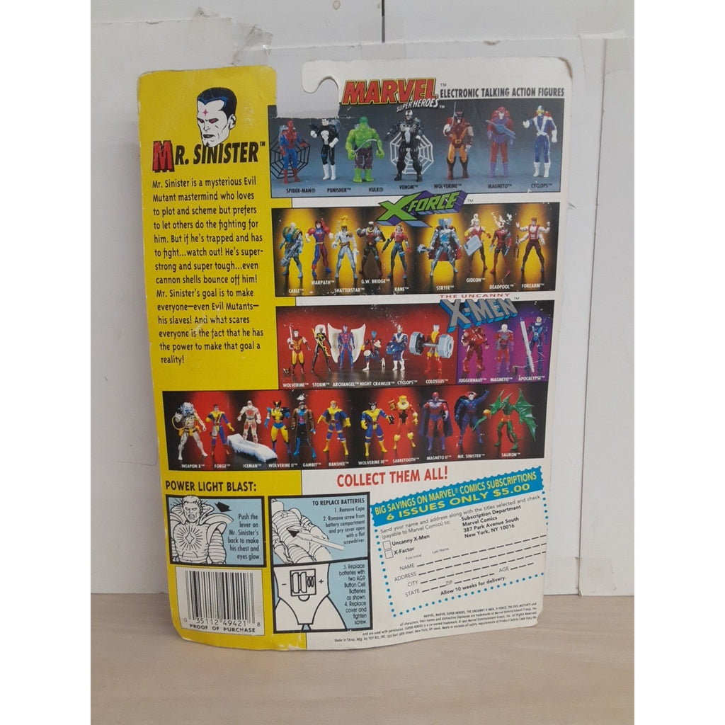Marvel Entertainment The Uncanny X Men Mr. Sinister