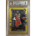 2017-18 Panini Donruss Holo Laser Yellow #27 Lebron James BGS 9