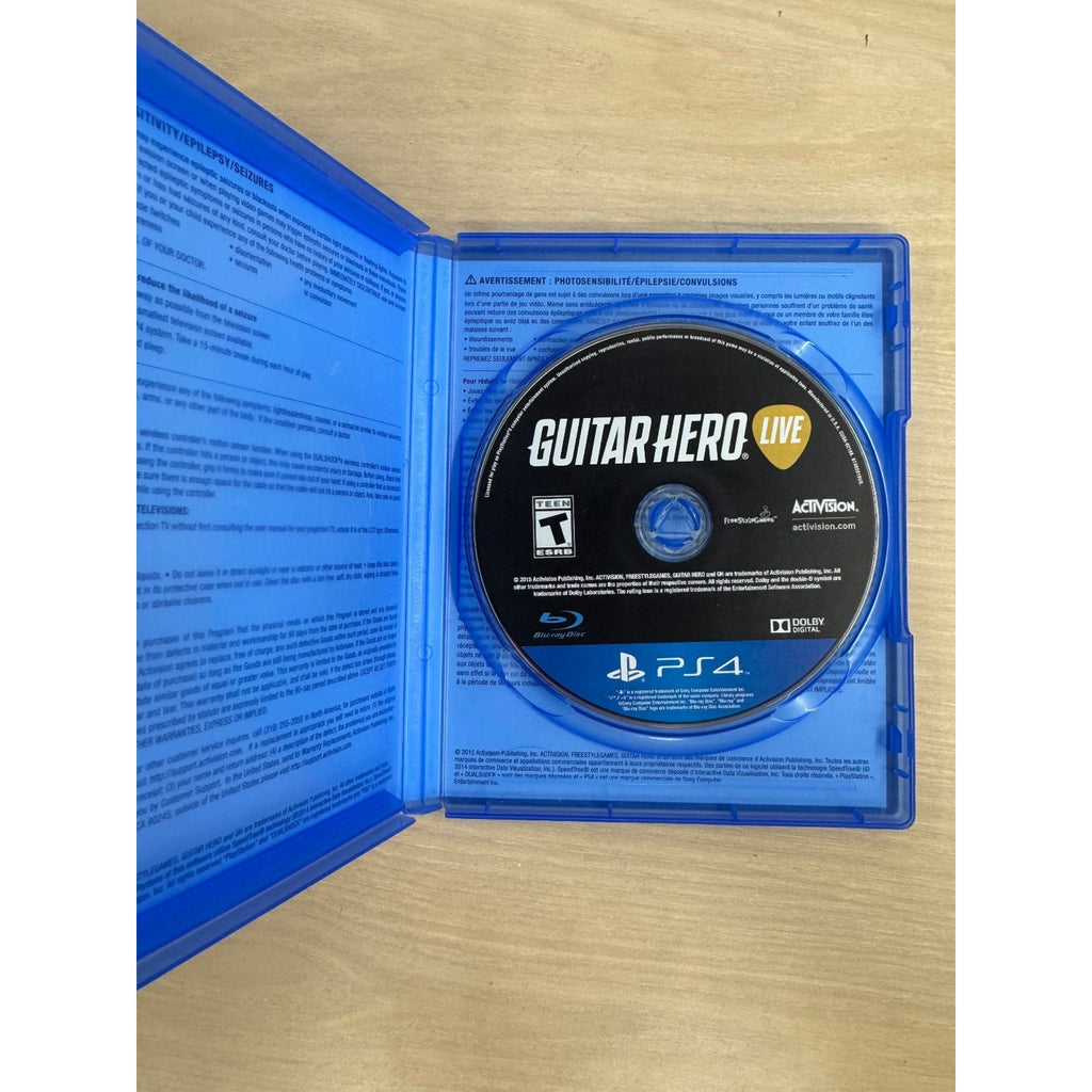 Guitar Hero Live PS4 PlayStation 4 Video Game Music Rhythm Multiplayer