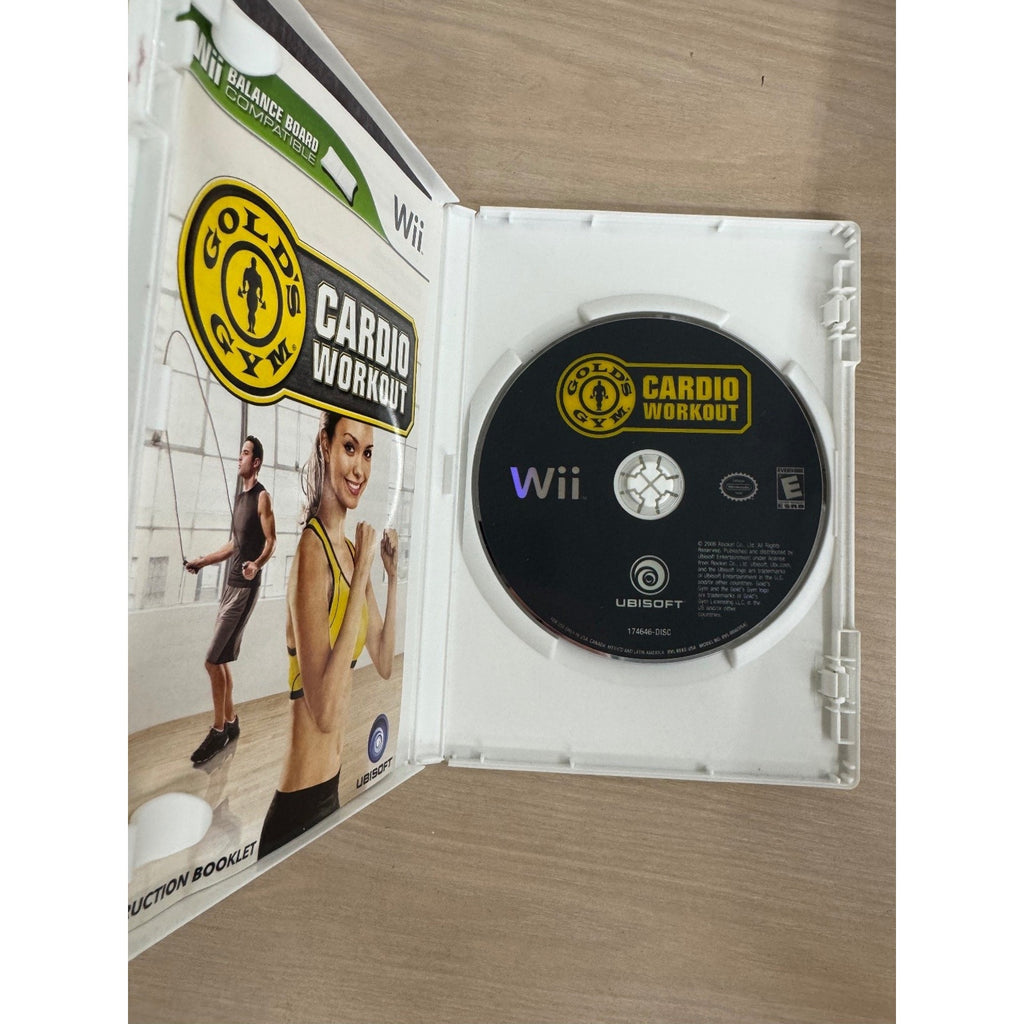 Gold's Gym Cardio Workout Wii Video Game Balance Board Compatible Fitness