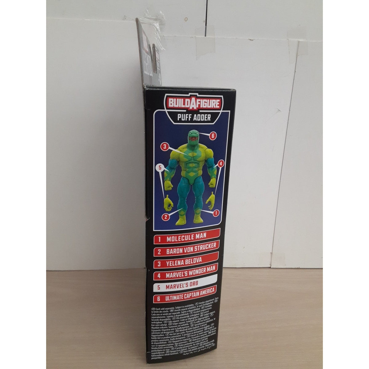 Marvel Legends Series Marvel Avengers Marvel's Orb Series Puff Adder BAF