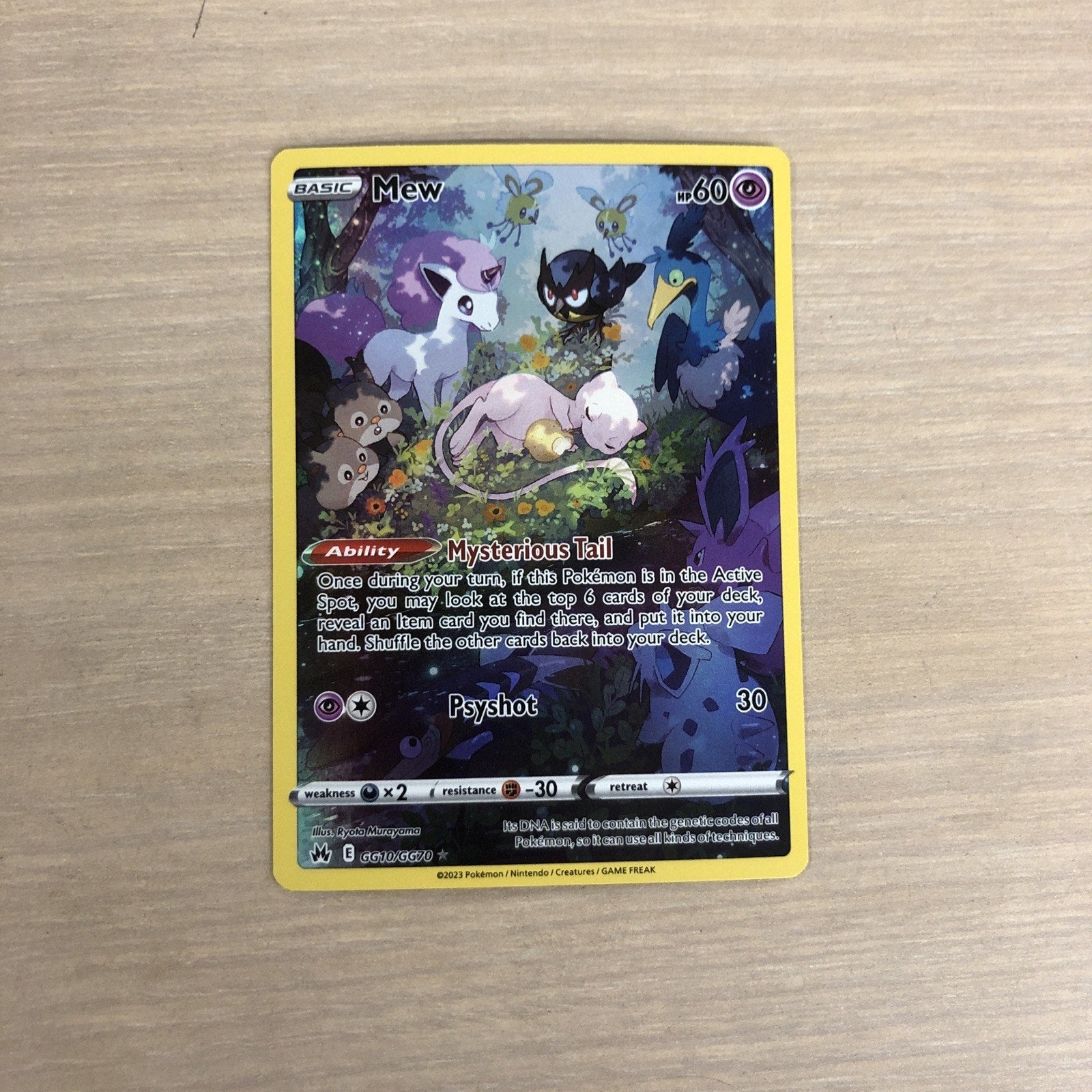 Mew GG10/GG70 Crown Zenith: Galarian Gallery Holo