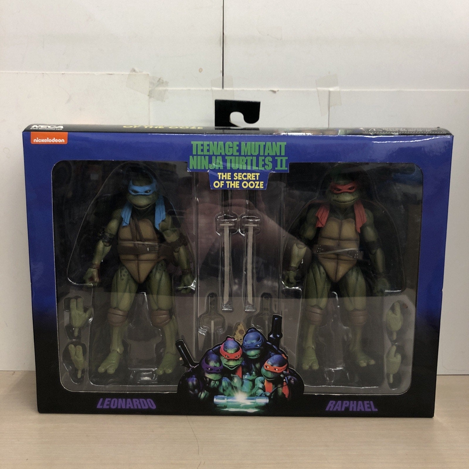 Neca TMNT Secret Of The Ooze Leonardo and Raphael 2 Pack