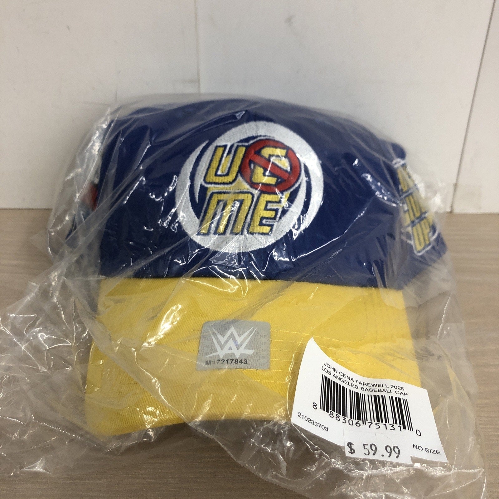 WWE John Cena Farewell Tour 2025 Los Angeles Blue Baseball Cap