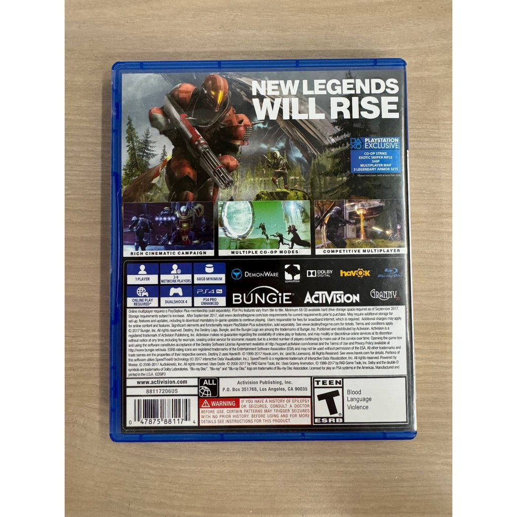 Destiny 2 PS4 PlayStation 4 Video Game Shooter Multiplayer Action