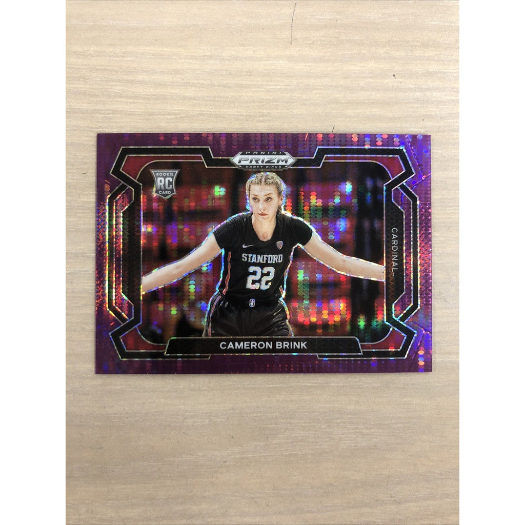 2024 Panini Prizm Draft Picks Cameron Brink Purple Pulsar Variation /55