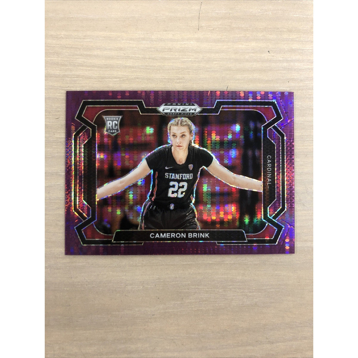 2024 Panini Prizm Draft Picks Cameron Brink Purple Pulsar Variation /55