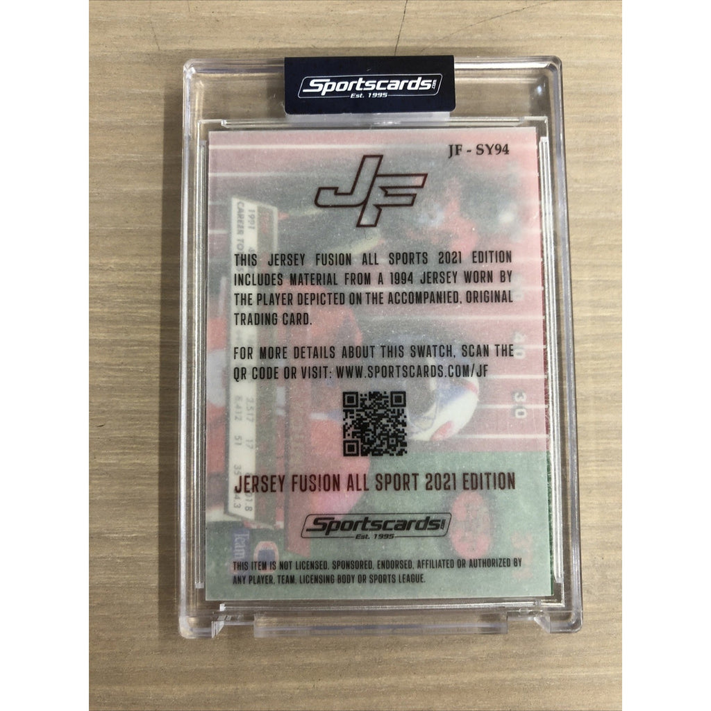 2021 Jersey Fusion All Sports Edition Steve Young Game Used Patch