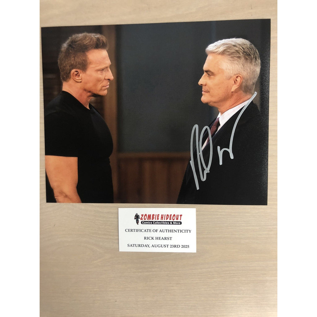 Rick Hearst signed autograph 8x10 General Hospital Soap Opera Actor W/ Store CoA