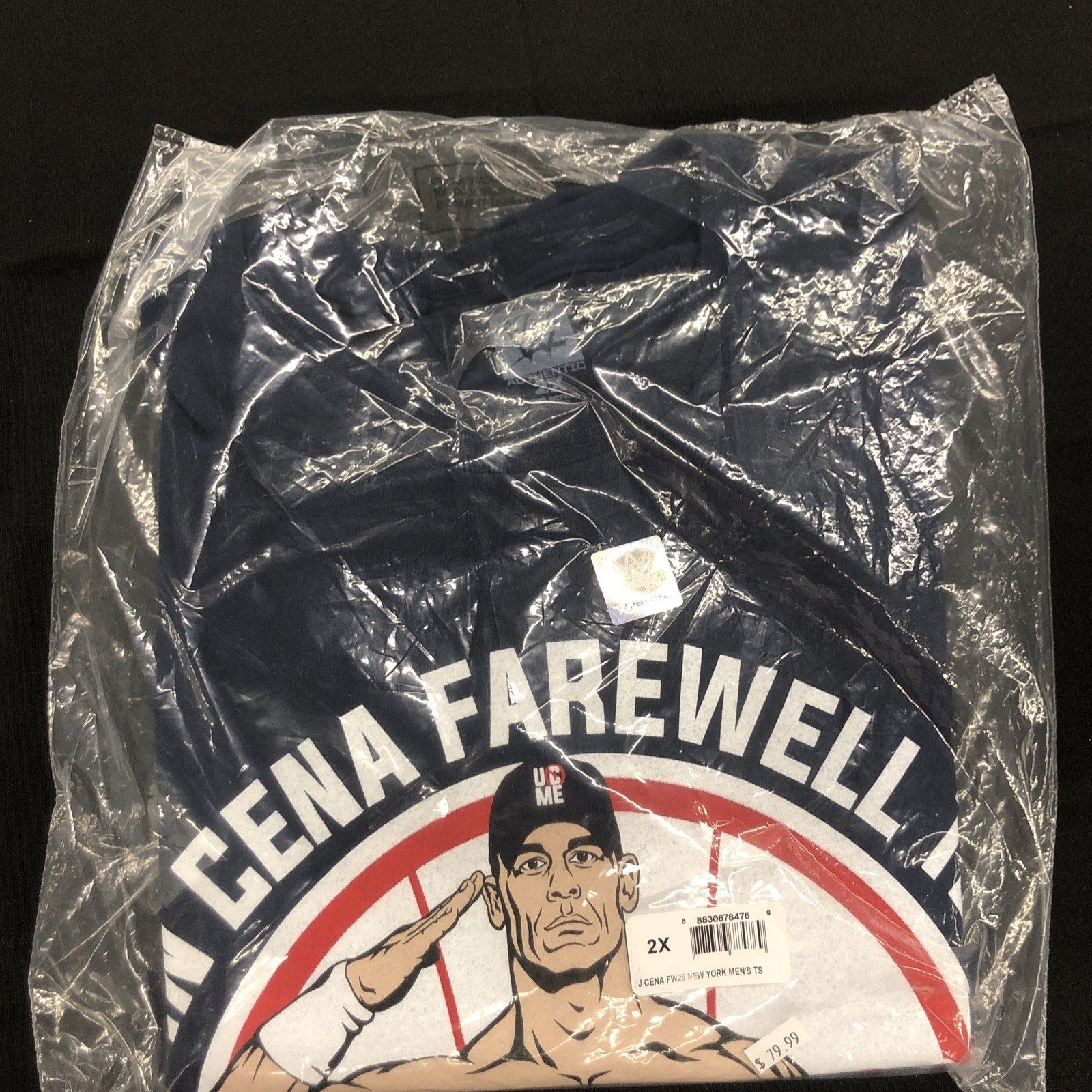 WWE John Cena Farewell Tour NYC New York MSG Men’s 2X Large T-Shirt