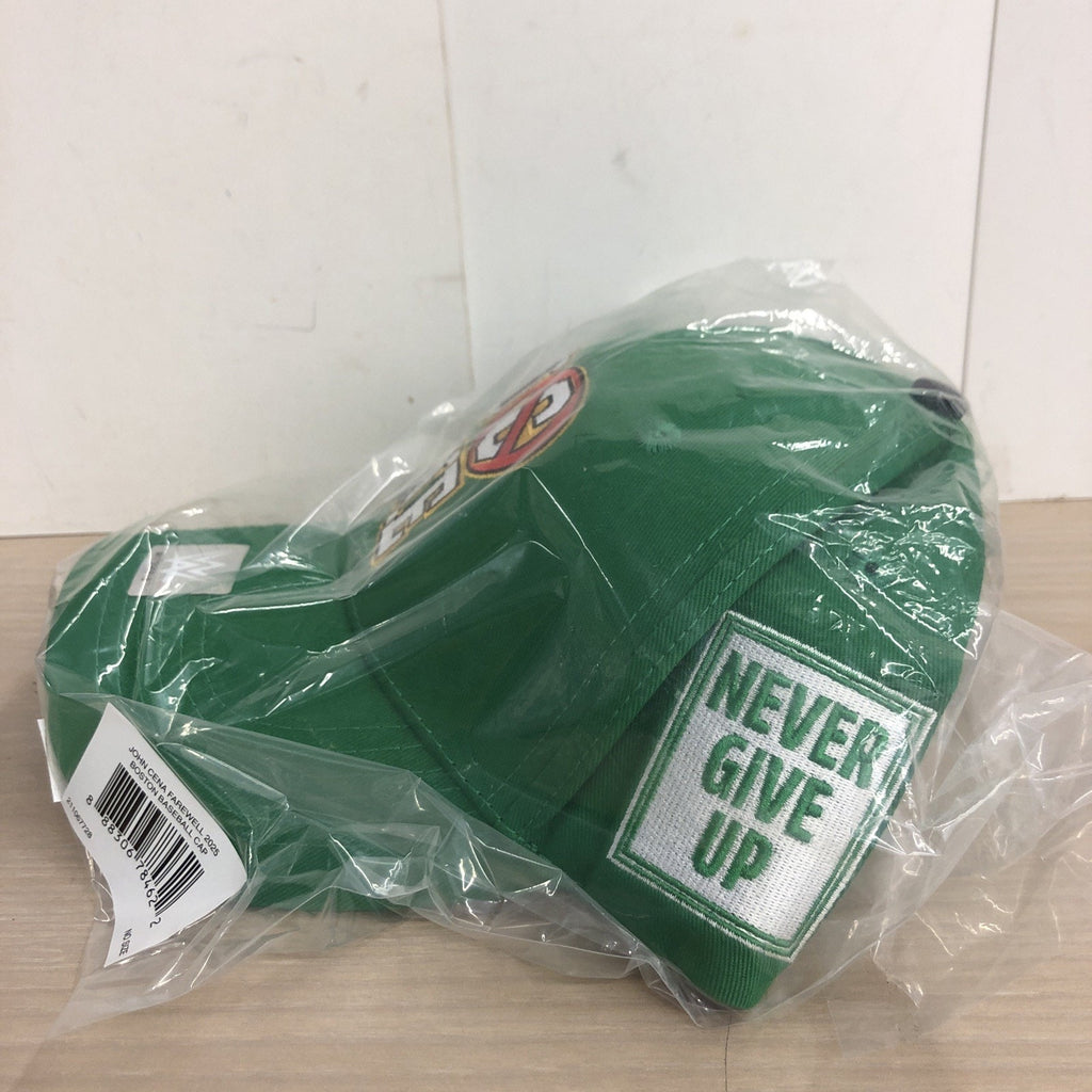 WWE John Cena Farewell Tour 2025 Boston Green Baseball Cap