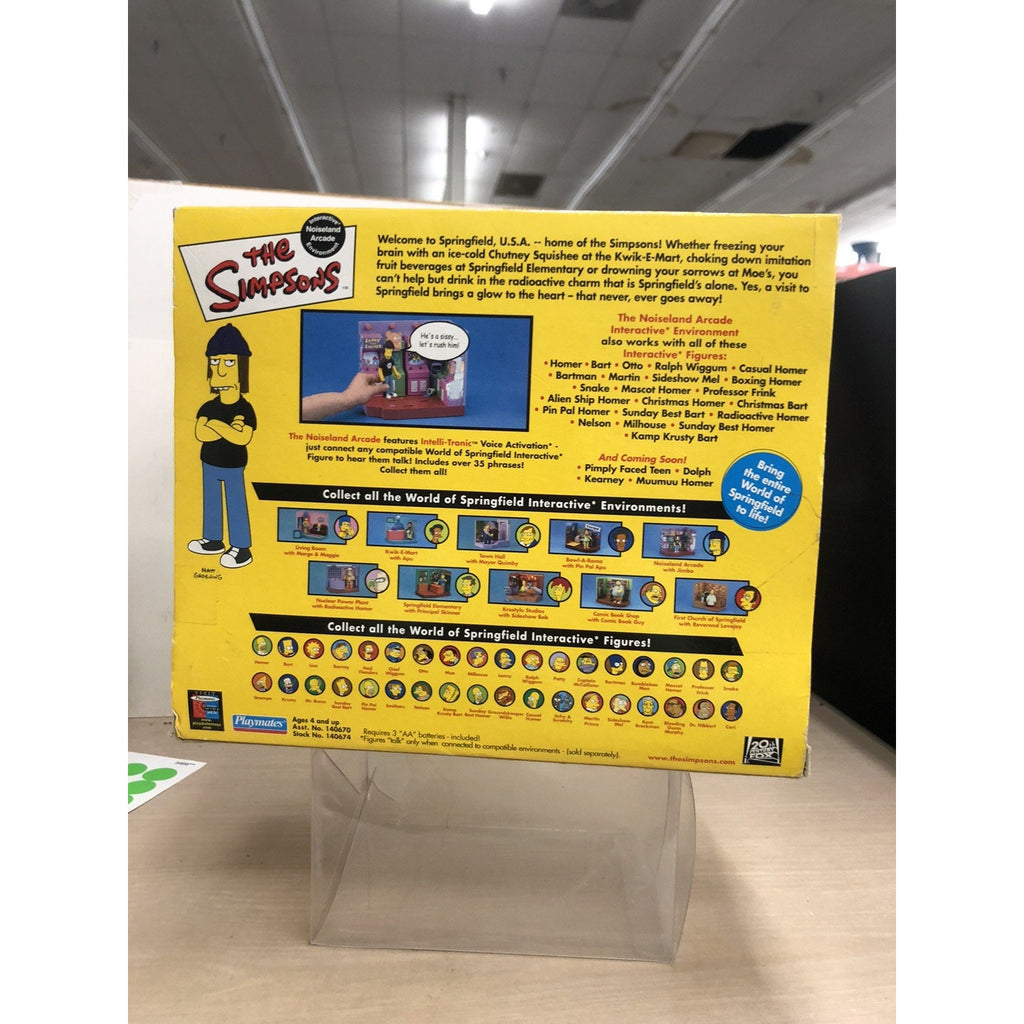 Playmates Toys The Simpsons Series 5 Playset Noiseland Arcade with Jimbo...