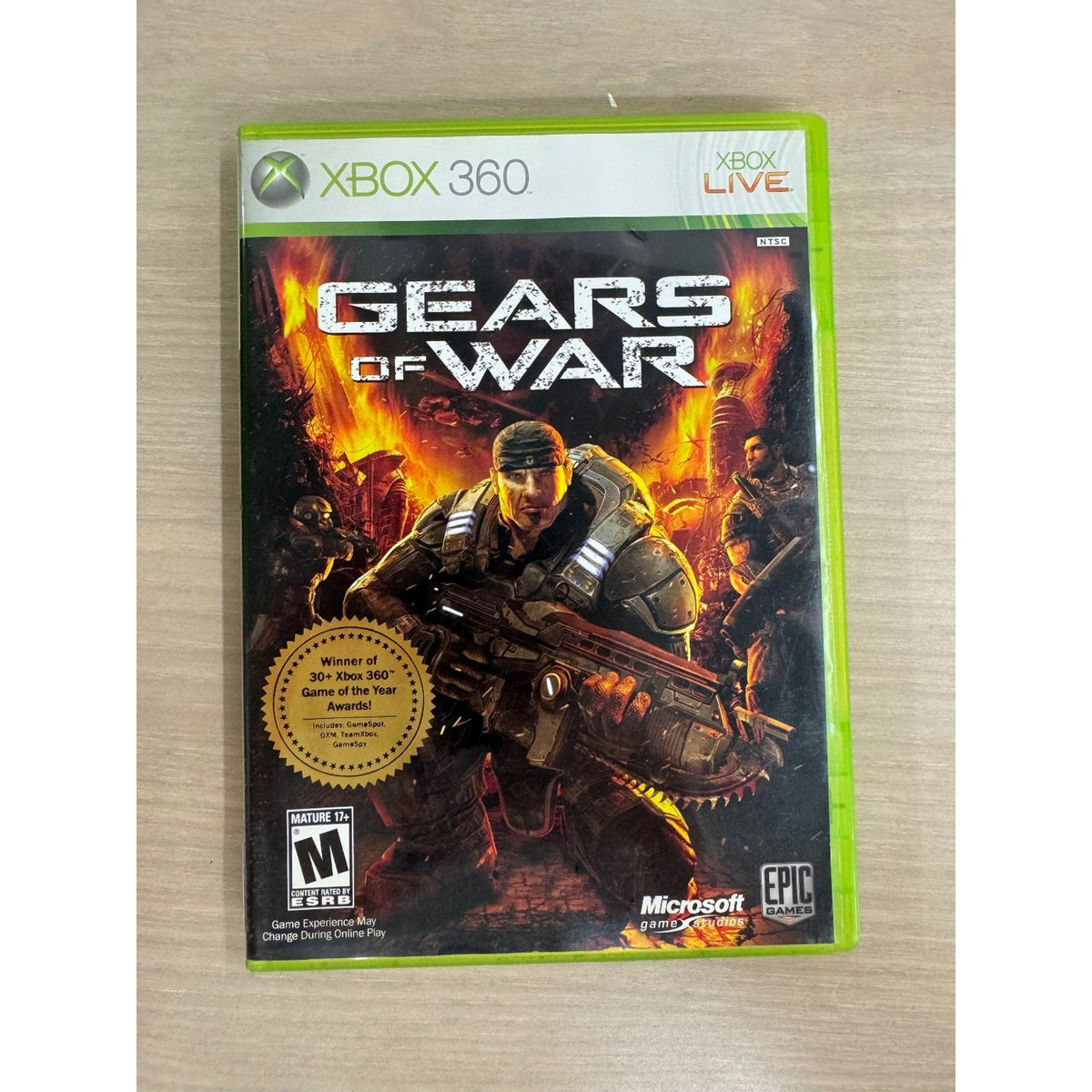Gears of War Xbox 360 Video Game NTSC Multiplayer Shooter Action