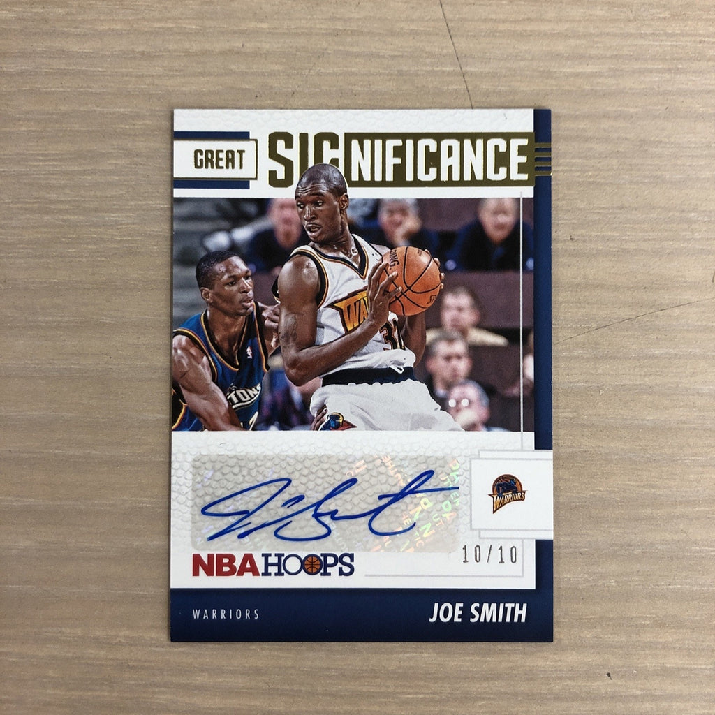2021-22 Panini Hoops Basketball Joe Smith Great Significance Auto /10