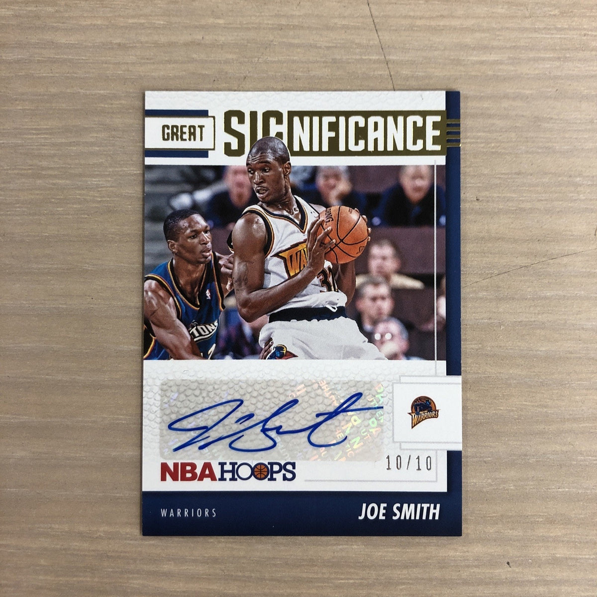 2021-22 Panini Hoops Basketball Joe Smith Great Significance Auto /10