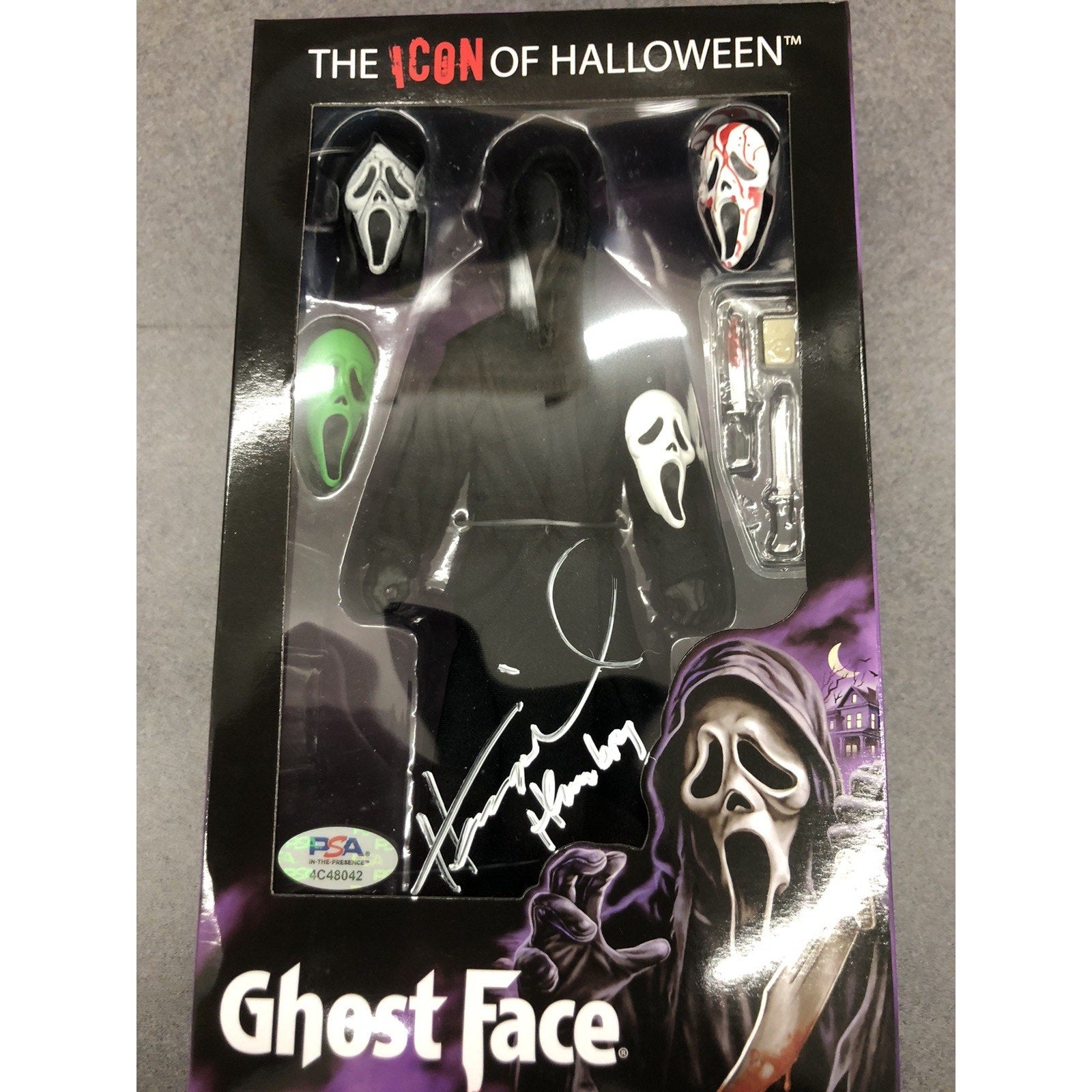 Henry Winkler Signed Himbry NECA Ghostface- The Icon of Halloween Auto PSA READ!